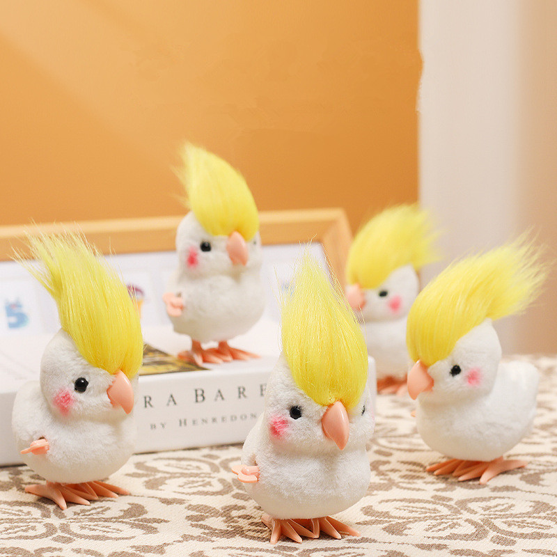 Plush Doll Anime - INS Kawaii Springender Papagei Simuliertes Plüschtier
