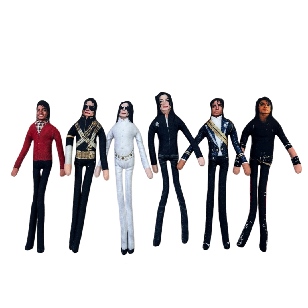 Plush Doll Anime - 1-6 Stück Michael Jackson Cosplay Requisiten-Puppe
