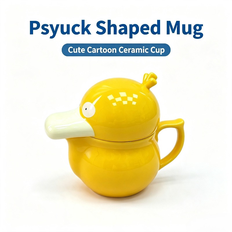Kreative Psyduck Haus-Keramikt – Anime Merchandise Mugs Bewertung und Preis