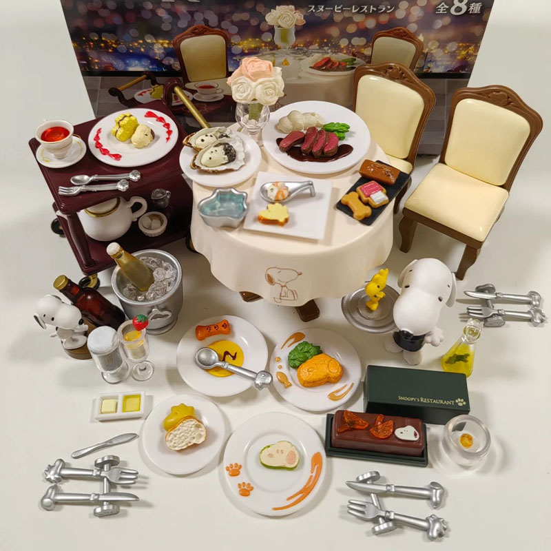 Re-ment Snoopy Restaurant Amer – Figure Display Box Bewertung und Preis