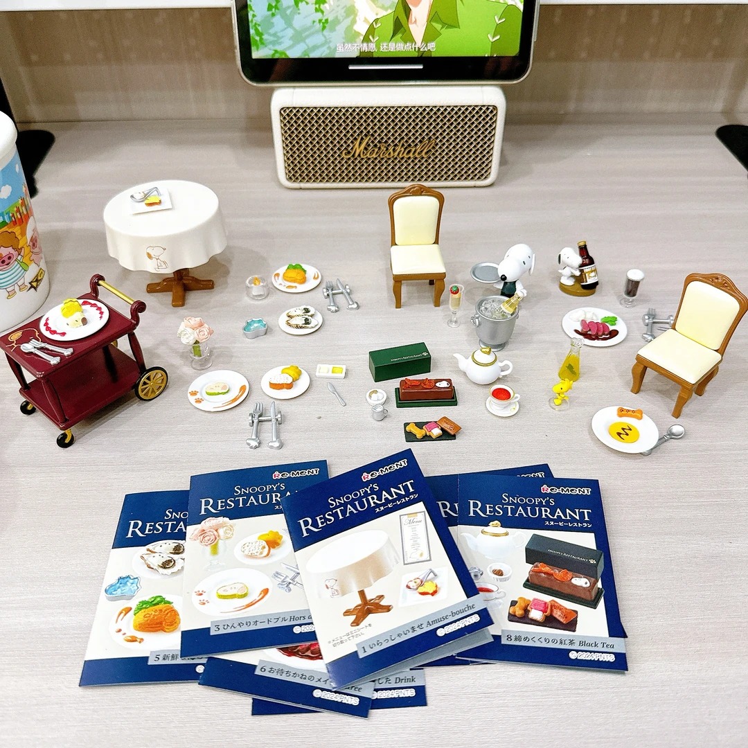 Re-ment Snoopy Restaurant Amer – Figure Display Box Bewertung und Preis